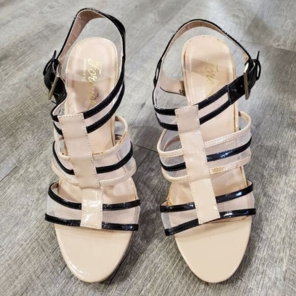 Forever Paula Abdul Heels Pumps Shoes Nude WOMEN'S WOMAN'S Size 9 - Picture 11 of 11